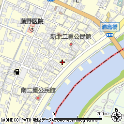 福岡県柳川市大和町中島1294周辺の地図