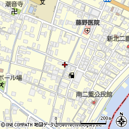福岡県柳川市大和町中島1465-4周辺の地図