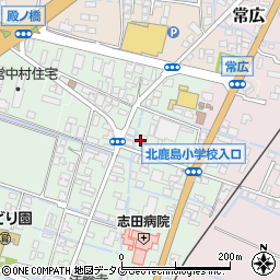 〒849-1304 佐賀県鹿島市中村の地図