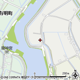 福岡県柳川市大和町明野1708周辺の地図