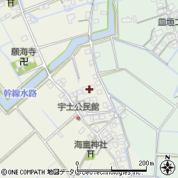 福岡県柳川市大和町皿垣開219周辺の地図