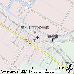 福岡県柳川市大浜町1067-2周辺の地図