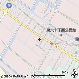 福岡県柳川市大浜町780周辺の地図