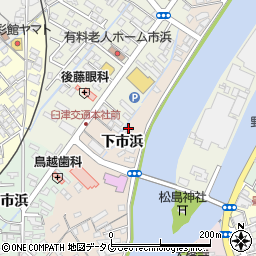 大分県臼杵市下市浜703周辺の地図