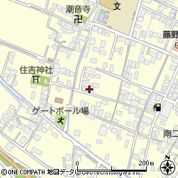 福岡県柳川市大和町中島1455周辺の地図