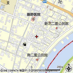 福岡県柳川市大和町中島1374周辺の地図