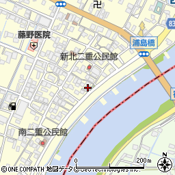 福岡県柳川市大和町中島1284周辺の地図