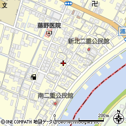 福岡県柳川市大和町中島1368周辺の地図