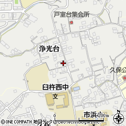 大分県臼杵市浄光台4-1周辺の地図