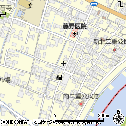 福岡県柳川市大和町中島1400周辺の地図