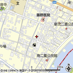 福岡県柳川市大和町中島1400周辺の地図