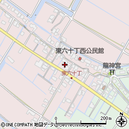 福岡県柳川市大浜町777-1周辺の地図