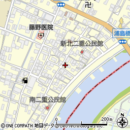 福岡県柳川市大和町中島1291周辺の地図