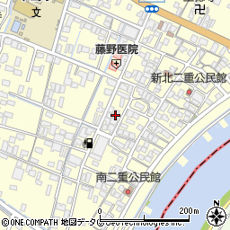 福岡県柳川市大和町中島1395周辺の地図