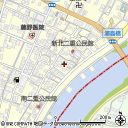 福岡県柳川市大和町中島1287周辺の地図