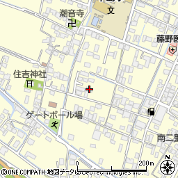 福岡県柳川市大和町中島1457周辺の地図