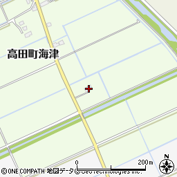 福岡県みやま市高田町海津1069周辺の地図