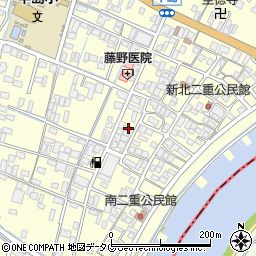 福岡県柳川市大和町中島1393周辺の地図