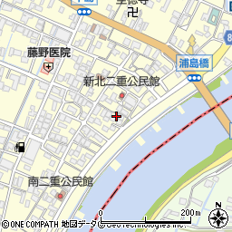 福岡県柳川市大和町中島1285周辺の地図