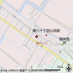 福岡県柳川市大浜町1111周辺の地図