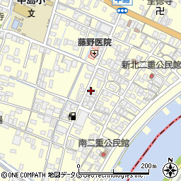 福岡県柳川市大和町中島1394周辺の地図