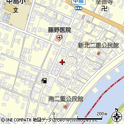 福岡県柳川市大和町中島1392周辺の地図