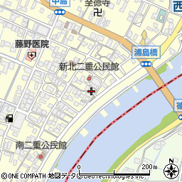 福岡県柳川市大和町中島1282周辺の地図