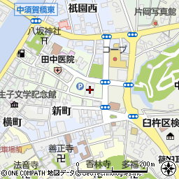 大分銀行臼杵支店周辺の地図