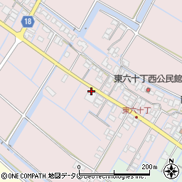 福岡県柳川市大浜町804周辺の地図
