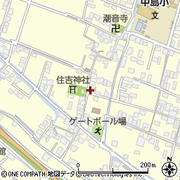 福岡県柳川市大和町中島377周辺の地図