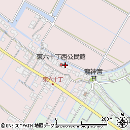 福岡県柳川市大浜町1012周辺の地図