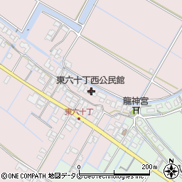 福岡県柳川市大浜町1011周辺の地図