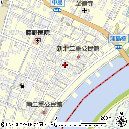福岡県柳川市大和町中島1290周辺の地図