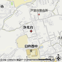 大分県臼杵市浄光台569周辺の地図