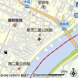 福岡県柳川市大和町中島1278周辺の地図
