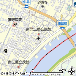 福岡県柳川市大和町中島1278周辺の地図