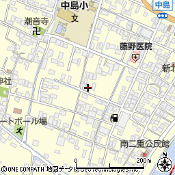 福岡県柳川市大和町中島1425周辺の地図