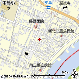 福岡県柳川市大和町中島1388周辺の地図