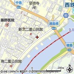 福岡県柳川市大和町中島1199周辺の地図