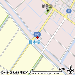 福岡県柳川市大浜町861周辺の地図