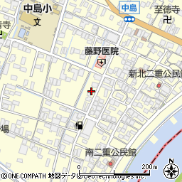 福岡県柳川市大和町中島1404周辺の地図