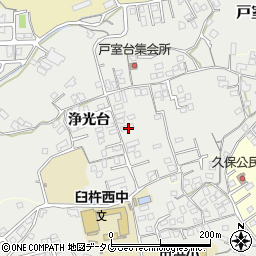 大分県臼杵市浄光台589周辺の地図
