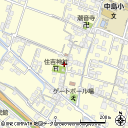 福岡県柳川市大和町中島355周辺の地図