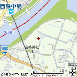 福岡県みやま市高田町徳島230周辺の地図
