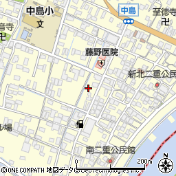 福岡県柳川市大和町中島1403周辺の地図