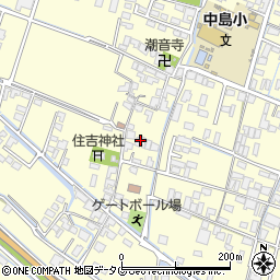 福岡県柳川市大和町中島371周辺の地図