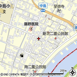 福岡県柳川市大和町中島1359周辺の地図