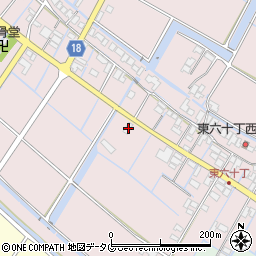 福岡県柳川市大浜町814-5周辺の地図