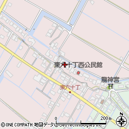 福岡県柳川市大浜町1169-19周辺の地図