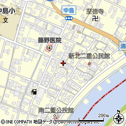 福岡県柳川市大和町中島1358周辺の地図